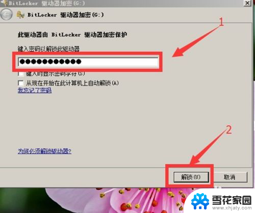 u盘怎样解除加密 BitLocker U盘加密取消方法