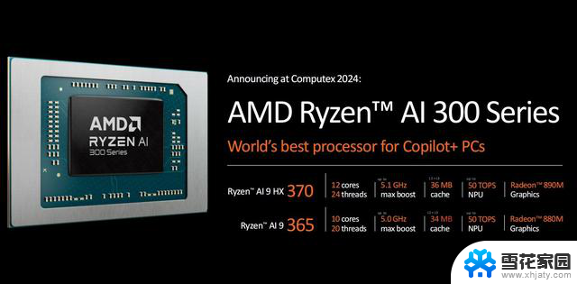 AMD发布新一代处理器锐龙9000及锐龙AI 300系列，升级Zen 5架构，AI性能大幅提升