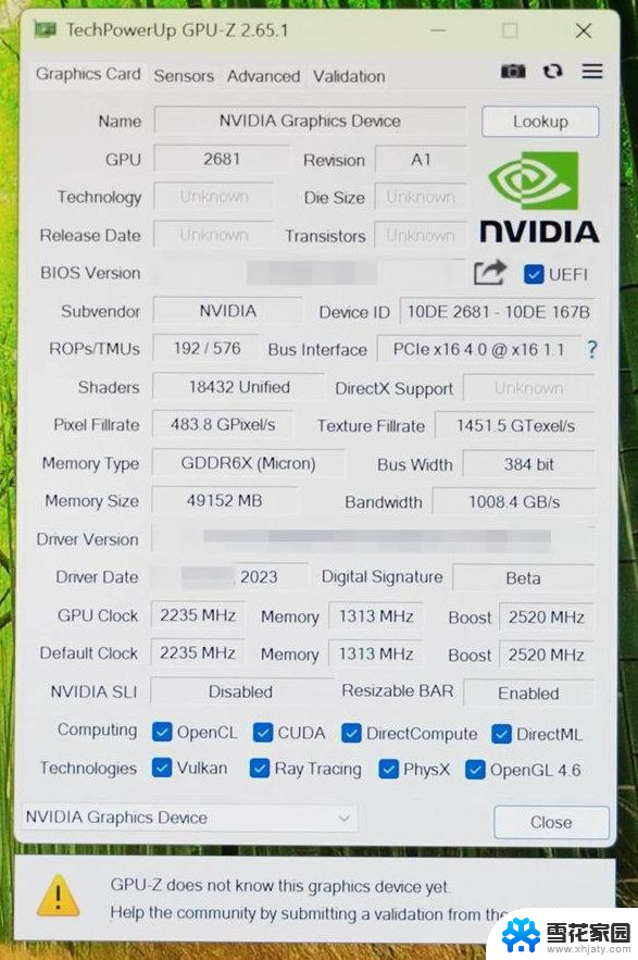 NVIDIA Titan Ada显卡首测：48GB显存、双16针供电性能解析