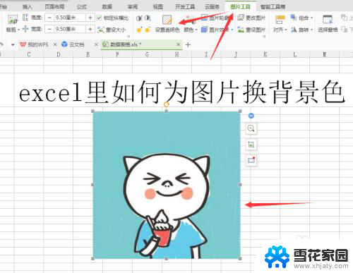excel换图片背景色 Excel如何为照片更改背景色