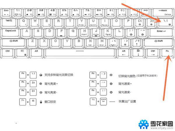 华硕笔记本电脑的键盘灯怎么开启 华硕笔记本键盘灯快捷键