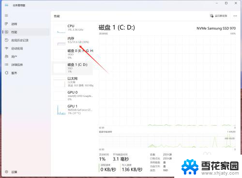 win11如何看存储空间 Windows11内存条大小查看教程