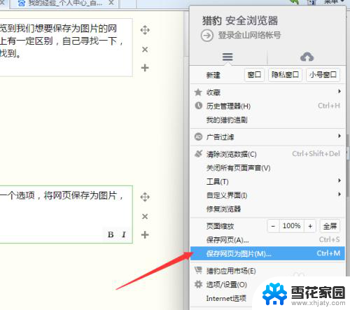 网页怎么保存成图片 网页保存为图片的工具