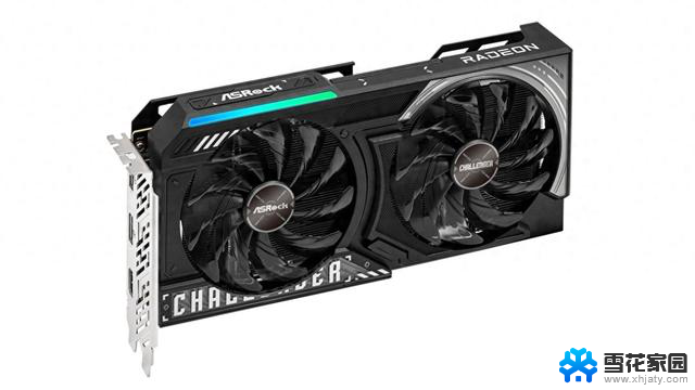 华擎Radeon RX 9060 Challenger显卡，双槽双风扇设计，公版频率推荐