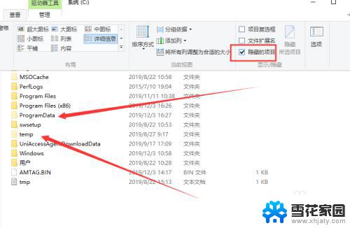 硬盘不显示文件win10 如何在win10中显示磁盘中的隐藏文件