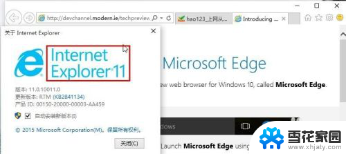 win10打开浏览器 Win10打开IE浏览器的步骤