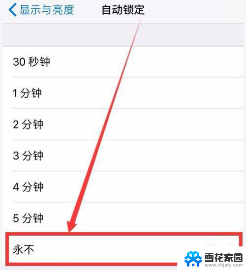 苹果屏幕锁屏时间设置 设置苹果手机自动锁屏时间