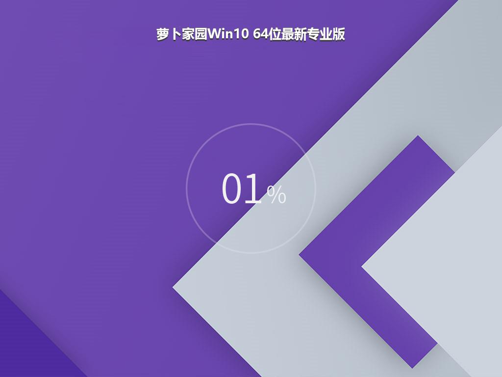 萝卜家园Win10 64位最新专业版