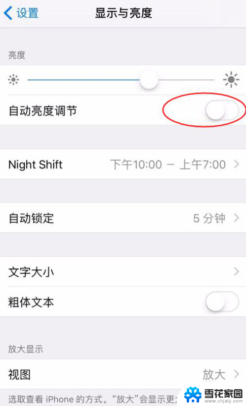 苹果怎么取消自动调节屏幕亮度 如何关闭iPhone自动亮度调节