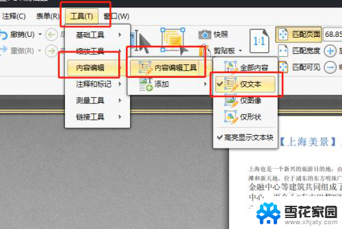 pdf文件能修改字体大小吗 PDF文件中字体大小修改方法