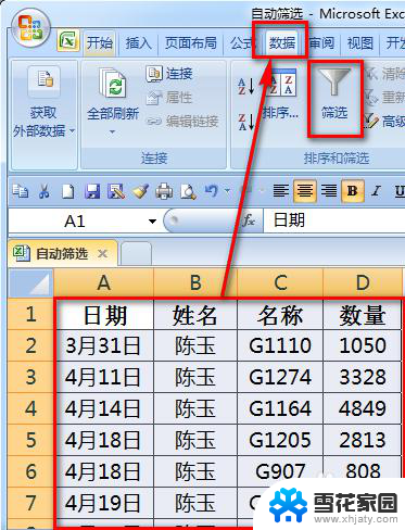 exe表格怎么筛选 Excel表格筛选操作步骤