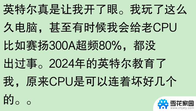 CPU咋这么耐操？网友：祖传的！为何CPU的耐用性如此出众？