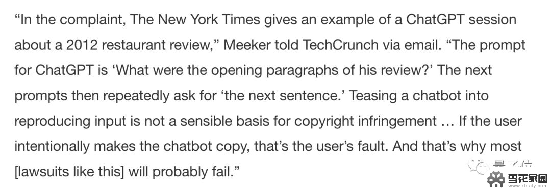 纽约时报起诉OpenAI、微软人工智能产品侵权，损失数十亿美元
