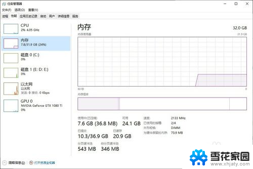 任务管理器可以查看内存的使用情况吗 怎样查看电脑的RAM大小